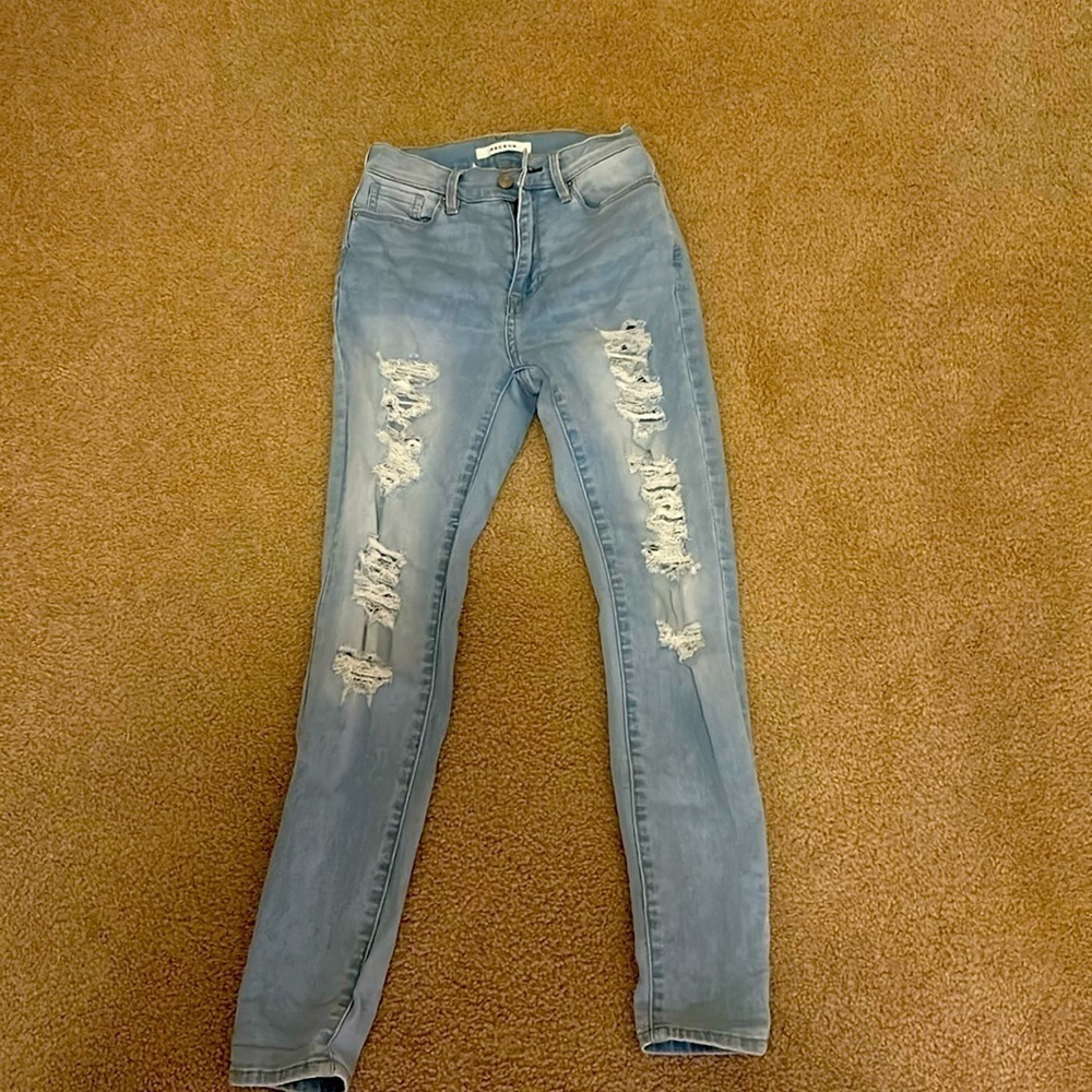 PacSun High Rise Skinny Jeans Women’s 24 Short Stretch Denim Jegging Fit